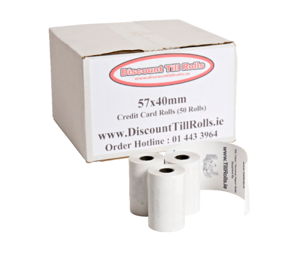 Paper Roll 57/40MM For CREDIT CARD