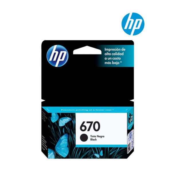 HP 670 Ink Cartridge 1 Set