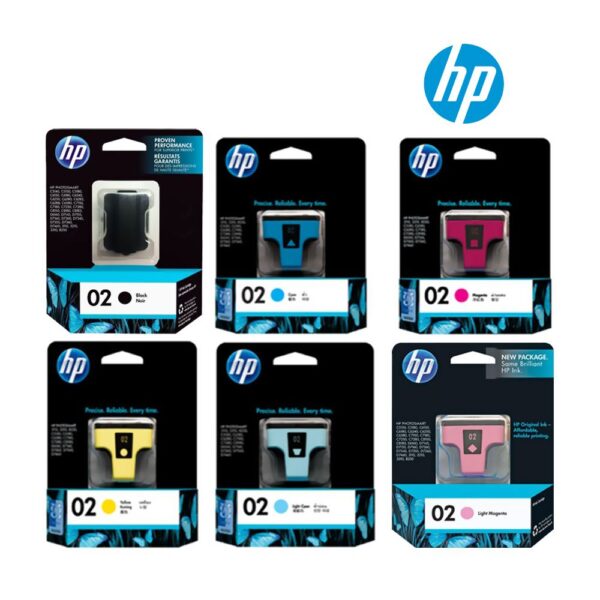 HP 02 Ink Cartridge 1 Set