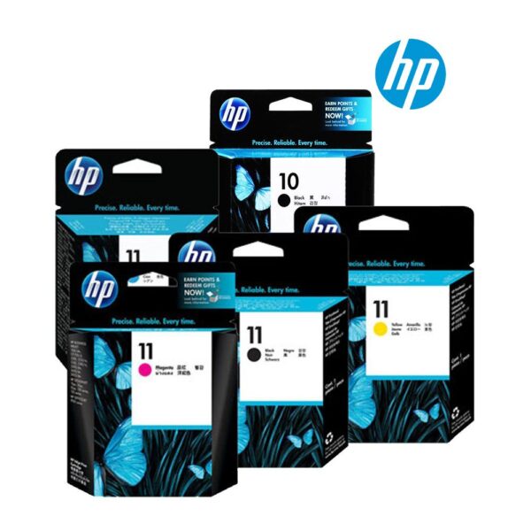 HP 10/11 Ink Cartridge 1 Set